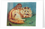 Cheeky Mouse! by Louis Wain