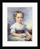 Portrait of a Young Girl with a Tartan Sash by Margaret Carpenter
