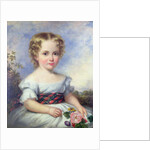 Portrait of a Young Girl with a Tartan Sash by Margaret Carpenter