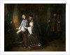 Louis XI of France surprising the Queen instructing the Dauphin contrary to his will by Claude Jacquand