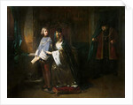 Louis XI of France surprising the Queen instructing the Dauphin contrary to his will by Claude Jacquand