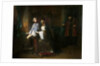 Louis XI of France surprising the Queen instructing the Dauphin contrary to his will by Claude Jacquand