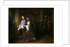 Louis XI of France surprising the Queen instructing the Dauphin contrary to his will by Claude Jacquand