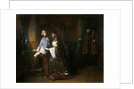 Louis XI of France surprising the Queen instructing the Dauphin contrary to his will by Claude Jacquand