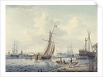 A View of Greenwich and Deptford showing the Royal Naval College and the Royal Dockyard, 1789 by William Anderson