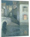 Houses on the river, Chartres, 1929 by Henri Eugene Augustin Le Sidaner