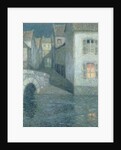 Houses on the river, Chartres, 1929 by Henri Eugene Augustin Le Sidaner