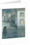 Houses on the river, Chartres, 1929 by Henri Eugene Augustin Le Sidaner