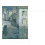 Houses on the river, Chartres, 1929 by Henri Eugene Augustin Le Sidaner