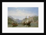 Angera on Lake Maggiore by George Clarkson Stanfield