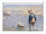 The Toy Boat by William Marshall Brown