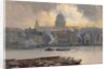 St.Paul's from the River by George Hyde Pownall