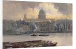 St.Paul's from the River by George Hyde Pownall