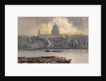 St.Paul's from the River by George Hyde Pownall
