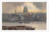 St.Paul's from the River by George Hyde Pownall