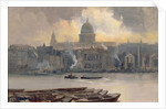 St.Paul's from the River by George Hyde Pownall