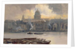 St.Paul's from the River by George Hyde Pownall