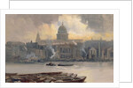 St.Paul's from the River by George Hyde Pownall