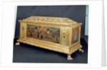 Cassone with panels depicting The Continence of Scipio and allegories of Fortitude and Prudence by Anonymous