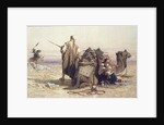 Danger in the Desert, 1867 by Carl Haag