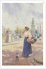 A Parisian flower seller, 1898 by Alfred Jr. Glendening
