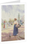 A Parisian flower seller, 1898 by Alfred Jr. Glendening