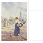 A Parisian flower seller, 1898 by Alfred Jr. Glendening