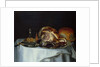 Still life with meat and bread by George of Chichester Smith