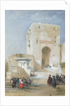 The Gate of Justice, Entrance to the Alhambra, 1833 by David Roberts