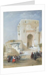 The Gate of Justice, Entrance to the Alhambra, 1833 by David Roberts
