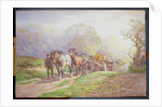 A Logging Team returning Home by Charles James Adams
