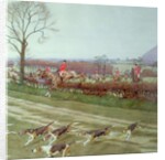 The Cheshire - away from Tattenhall, 1912 by Cecil Charles Windsor Aldin