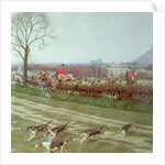 The Cheshire - away from Tattenhall, 1912 by Cecil Charles Windsor Aldin