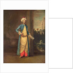 Middle Eastern Court Official in an Interior by French School