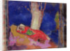 Woman Sleeping under a Tree, 1900-01 by Odilon Redon