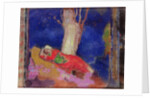 Woman Sleeping under a Tree, 1900-01 by Odilon Redon