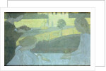 Martha and Mary, first version on the verso of the finished painting, 1896 by Maurice Denis