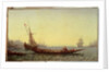 Harbour in Constantinople, 1880s by Felix Ziem