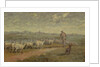 Landscape with a Flock of Sheep, 1872 by Charles Emile Jacque
