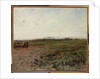 Landscape with a Peasant Woman, early 1870s by Jean-Francois Millet