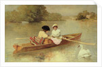 Boating on the Seine, 1875-76 by Ferdinand Heilbuth