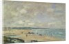 Beach at Trouville, 1893 by Eugene Louis Boudin