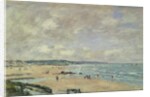 Beach at Trouville, 1893 by Eugene Louis Boudin