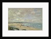 Beach at Trouville, 1893 by Eugene Louis Boudin