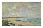 Beach at Trouville, 1893 by Eugene Louis Boudin