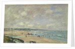 Beach at Trouville, 1893 by Eugene Louis Boudin