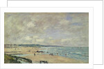 Beach at Trouville, 1893 by Eugene Louis Boudin