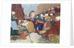 Market in Brest, c.1899 by Fernand Piet