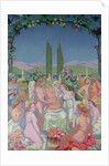 In the Presence of the Gods, Jupiter Grants Immortality to Psyche and Celebrates her Marriage with Cupid, 1908 by Maurice Denis
