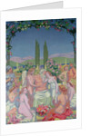 In the Presence of the Gods, Jupiter Grants Immortality to Psyche and Celebrates her Marriage with Cupid, 1908 by Maurice Denis